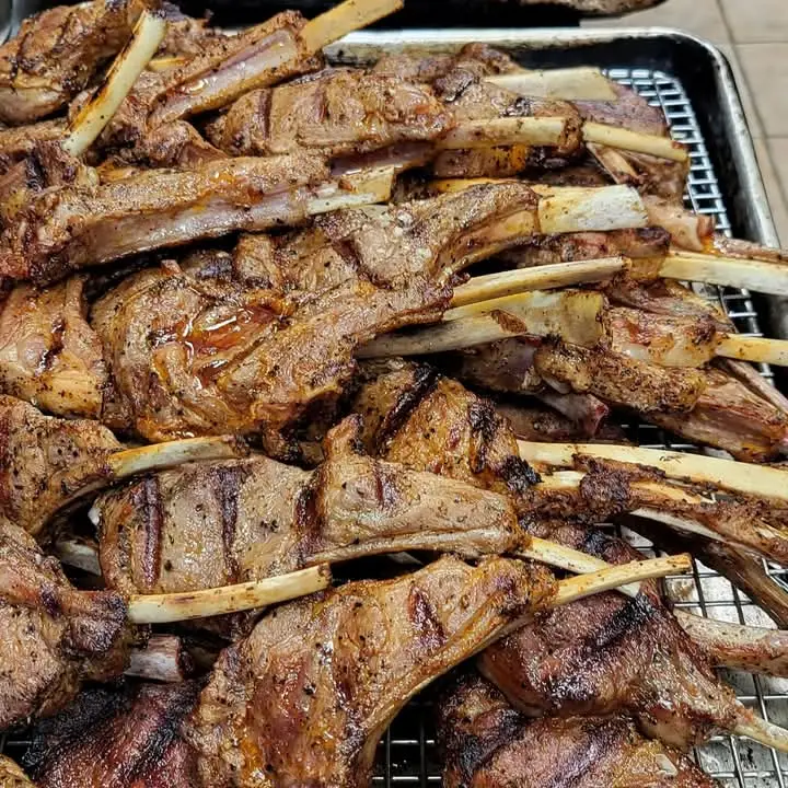 Grilled lamb chops for event catering — MayaMoyo Dishes Maryland