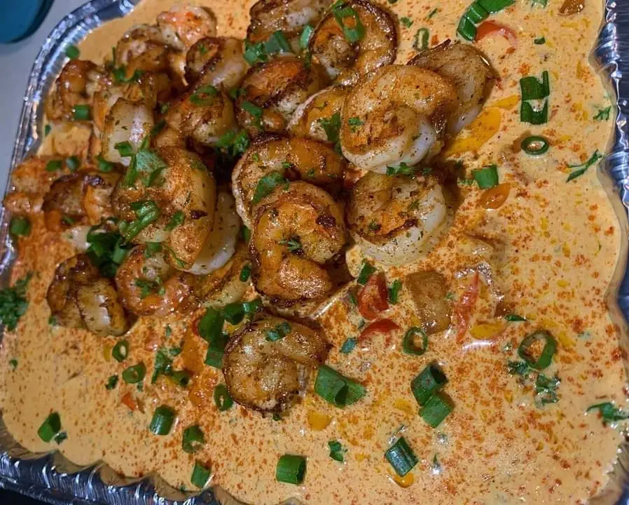 MayaMoyo Dishes West African catering spread served at an event in Northern Virginia